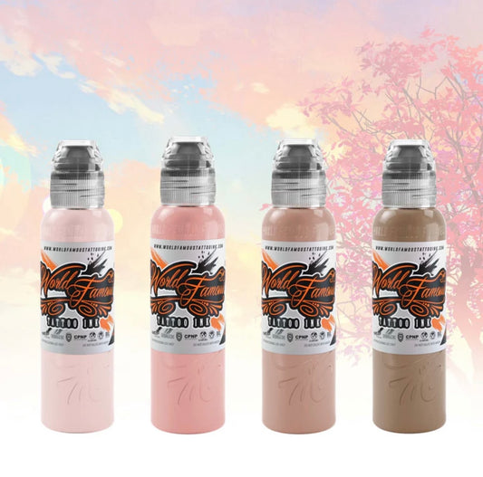 World Famous Ink - Mak's Pink Skin Tone Set