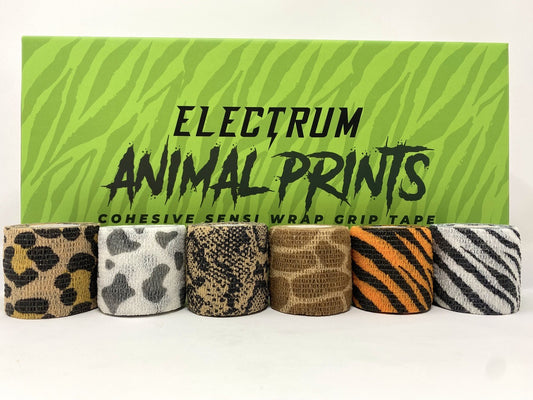 Electrum Animal Print Cohesive Sensi Wrap Grip Tape